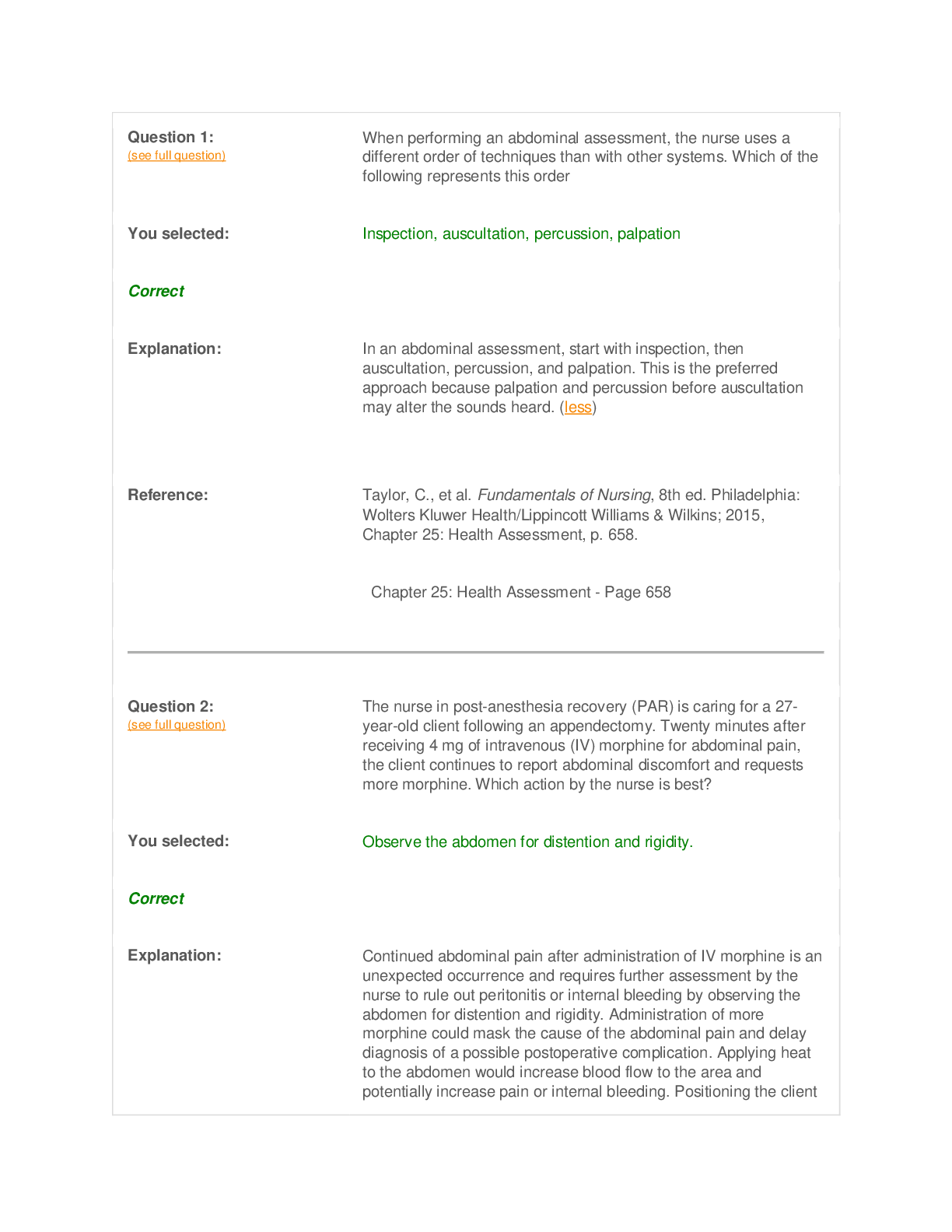 Preview image for NCLEX practice Questions with Answers Interventions Nursing PrepU (100% correct)